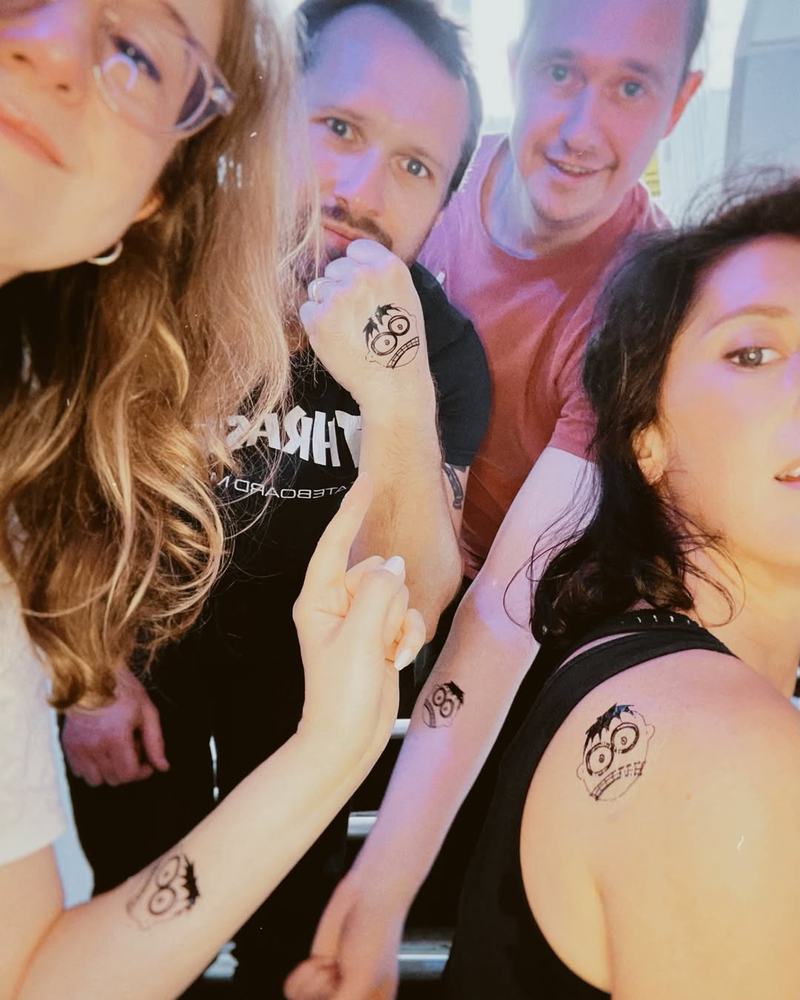band members with tattoos